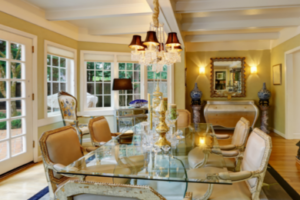 Victorian style dining room